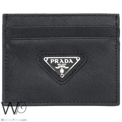 prada card holder mens|prada long wallet men.